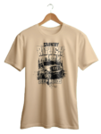 Graphic Tee Shirt for jeep offroad khaki
